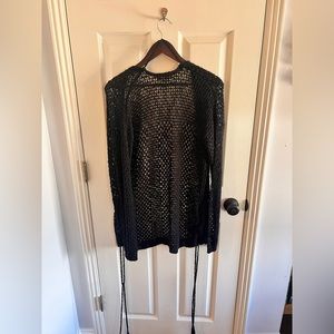 Black Knit Cardigan